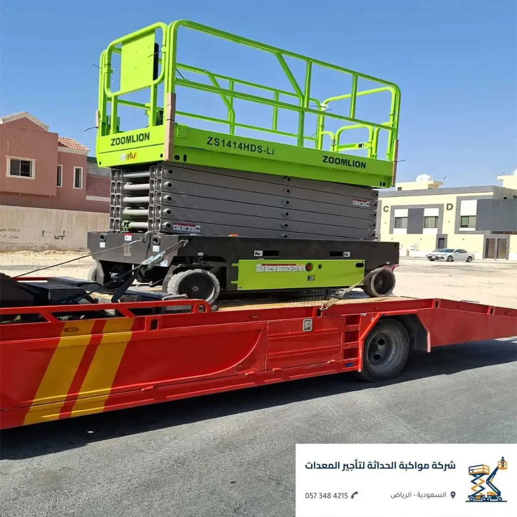 تأجير سيزرلفت السعودية لتشطيب واجهات المباني والكلادينج